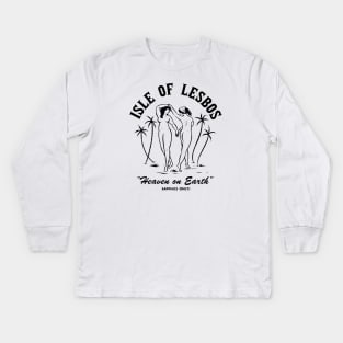 Isle of Lesbos Kids Long Sleeve T-Shirt